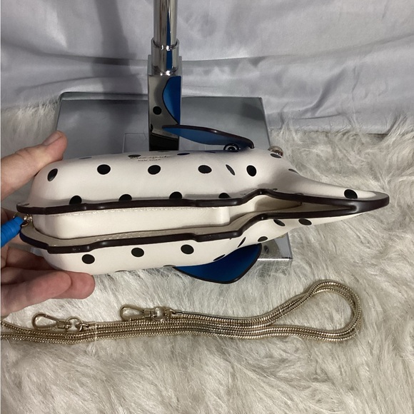 Kate Spade Tiny Cabana Polka Dot Elephant Leather Crossbody EUC - Picture 8 of 14